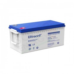 ULTRACELL SERIE UCG200-12 – BATTERIA SOLARE GEL 12V 200AH DEEP CYCLE