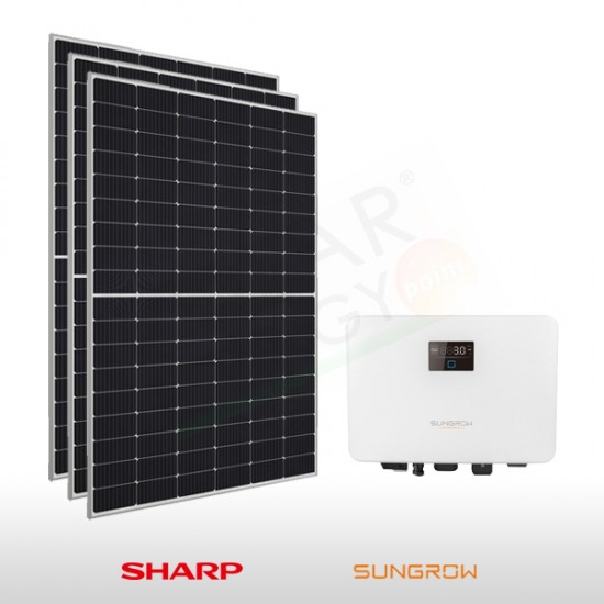 KIT FOTOVOLTAICO 3.3 KW SHARP – SUNGROW