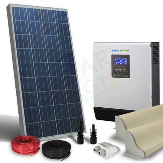 KIT FOTOVOLTAICO CAMPER 200W INVERTER 800W 220V