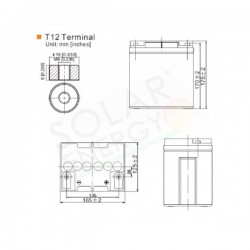 PRIME PCA 24-12 – BATTERIA SOLARE ERMETICA AGM 24 AH 12V