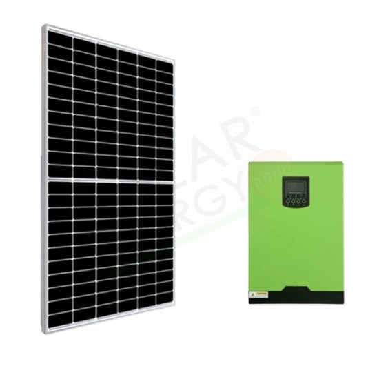 KIT FOTOVOLTAICO OFF-GRID 2.4 KW 24V CON BATTERIE AGM 400AH