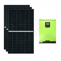 KIT FOTOVOLTAICO OFF-GRID 4 KW 48V CON BATTERIE AGM 800AH