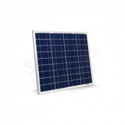 KIT SOLARE BASE 50W 12V – MODULO  FOTOVOLTAICO 50W E REGOLATORE 10A PWM CON PRESA USB