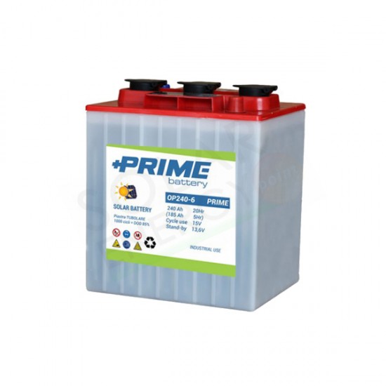 PRIME OPTIMUS OP 240-6 – BATTERIA PIASTRA TUBOLARE 240AH 6V