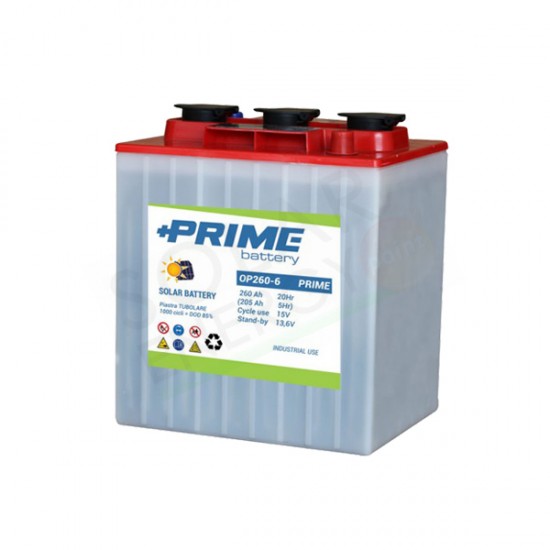 PRIME OPTIMUS OP 260-6 – BATTERIA PIASTRA TUBOLARE 260AH 6V