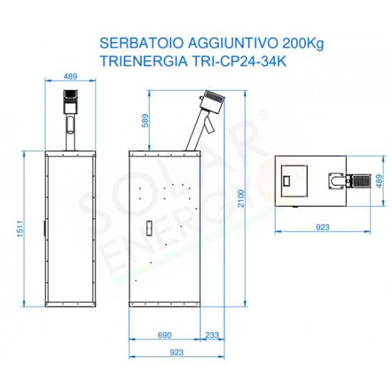 TRIENERGIA THERMO CP34K – CALDAIA A PELLET 34 KW