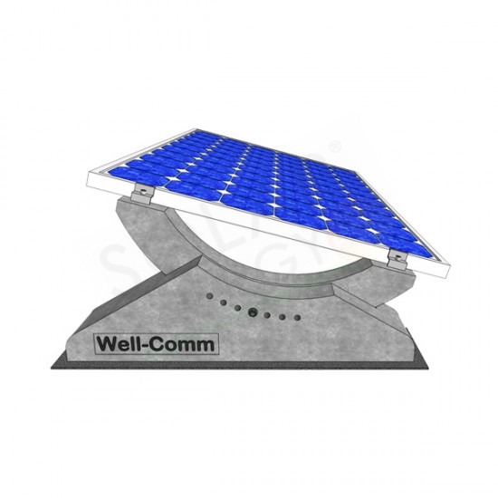 SISTEMA ZAVORRATO PER IMPIANTI FOTOVOLTAICI SU TETTI PIANI 0° - 30°