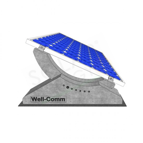 SISTEMA ZAVORRATO PER IMPIANTI FOTOVOLTAICI SU TETTI PIANI 0° - 30°