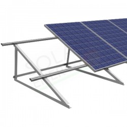 KIT FISSAGGIO COMPLETO PER 1 MODULO FOTOVOLTAICO TETTO PIANO