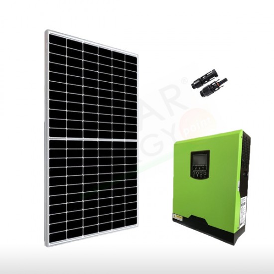 KIT FOTOVOLTAICO OFF-GRID BASE 430W 24V CON MODULI MONOCRISTALLINI