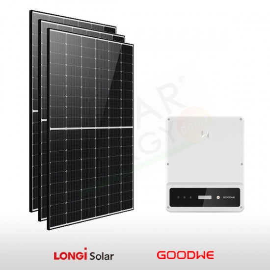 KIT FOTOVOLTAICO 3.3 KW LONGI SOLAR – GOODWE