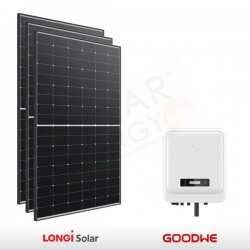 KIT FOTOVOLTAICO 6.1 KW LONGI SOLAR – GOODWE