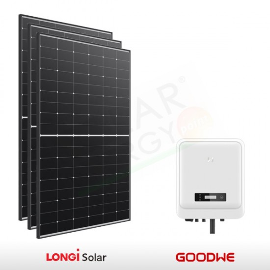 KIT FOTOVOLTAICO 6.1 KW LONGI SOLAR – GOODWE