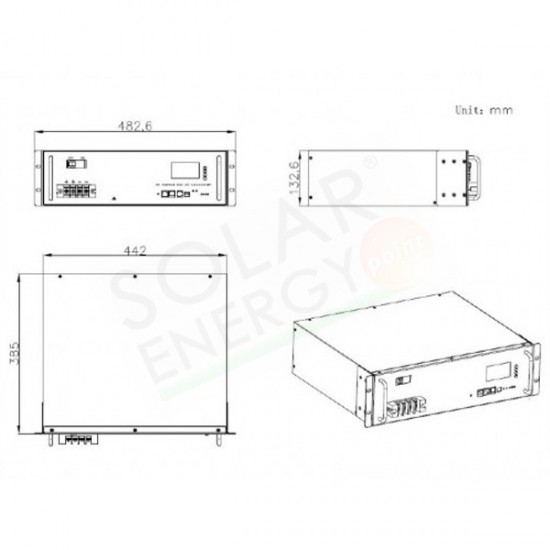 PRIME LIFE2410 – BATTERIA AL LITIO 2.4 KWH 100AH 24V