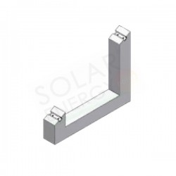 ZAVORRA SUPPORTO A 30° IN CEMENTO PER MODULO FOTOVOLTAICO