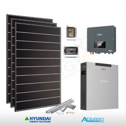 KIT FOTOVOLTAICO 3.3 KW HYUNDAI – ZCS CON ACCUMULO DA 5 KWH (COMPLETO)