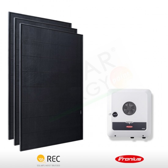 KIT FOTOVOLTAICO 3.3 KW REC – FRONIUS PREDISPOSTO PER ACCUMULO