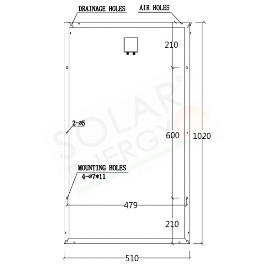 MODULO FOTOVOLTAICO MONOCRISTALLINO 100W 12V 