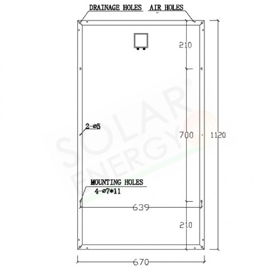 MODULO FOTOVOLTAICO ES150MS MONOCRISTALLINO 150W 12V 