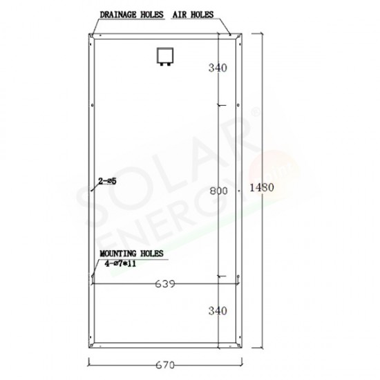 MODULO FOTOVOLTAICO ES200MS MONOCRISTALLINO 12V 200 W 