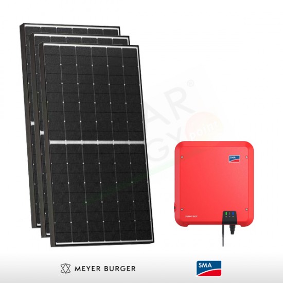 KIT FOTOVOLTAICO 3 kW MEYER BURGER – SMA