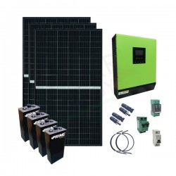 KIT FOTOVOLTAICO OFF-GRID 3.2 KW 48V CON BATTERIA OPzS 7.5 KWH