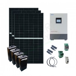 KIT FOTOVOLTAICO OFF-GRID 3.2 KW 48V CON BATTERIA OPzS 7.5 KWH