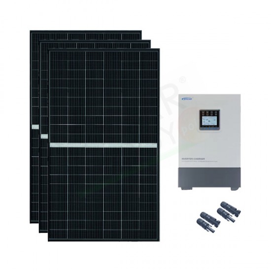 KIT FOTOVOLTAICO OFF-GRID BASE 3.6 KW 48V CON MODULI MONOCRISTALLINI