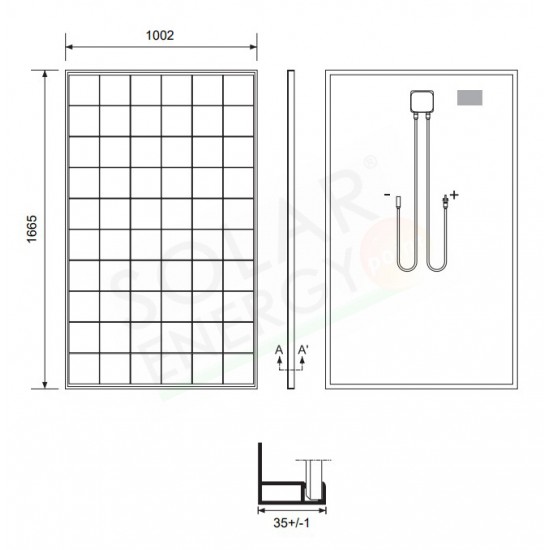 SPS ISTEM LINEA MONOCRISTALLINA PERC 300M – MODULO FOTOVOLTAICO MONOCRISTALLINO 300 W