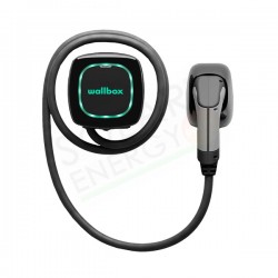 WALLBOX PULSAR PLUS 11 – STAZIONE DI RICARICA VEICOLI ELETTRICI 11 KW / 5 M / T2 / NERA