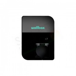 WALLBOX COPPER SB – CARICABATTERIE VEICOLI ELETTRICI 22 KW / PRESA + OTTURATORE / T2 / NERO