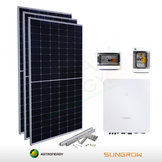 KIT FOTOVOLTAICO 8.1 kW ASTRONERGY – SUNGROW PREDISPOSTO PER ACCUMULO (COMPLETO)