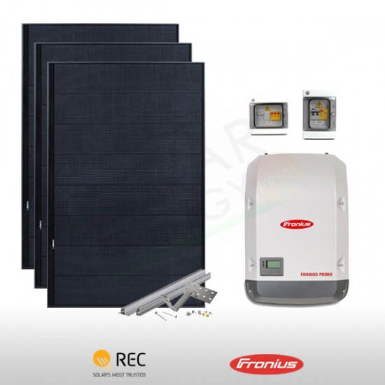 KIT FOTOVOLTAICO 10.1 KW REC – FRONIUS (COMPLETO)