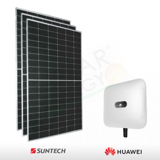 KIT FOTOVOLTAICO 6 KW TRIFASE SUNTECH – HUAWEI PREDISPOSTO PER ACCUMULO