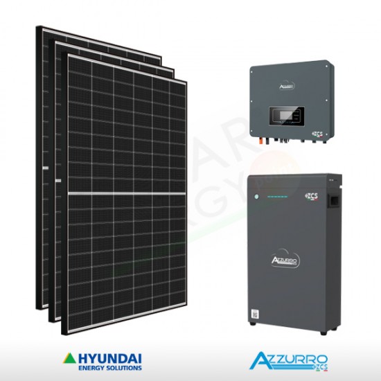 KIT FOTOVOLTAICO 3.5 KW HYUNDAI – ZCS CON ACCUMULO DA 5 KWH