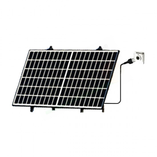 TSUN EASY SOLAR KIT TRANSFORMER 410W – SISTEMA FOTOVOLTAICO PLUG&PLAY CON MICROINVERTER 300W (BALCONE/PARETE) 