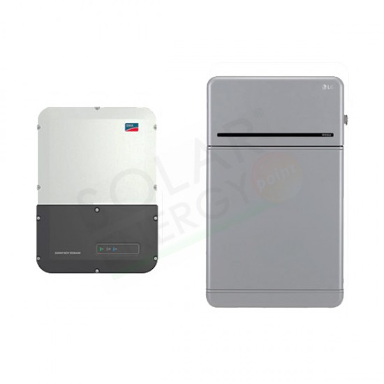 KIT ACCUMULO SMA LG – INVERTER SB STORAGE 3.7 KW E BATTERIA RESU PRIME 10 KWH