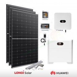 KIT FOTOVOLTAICO 6.6 KW LONGI SOLAR – HUAWEI CON ACCUMULO 5 KWH (COMPLETO)