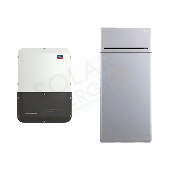 KIT ACCUMULO SMA LG – INVERTER SB STORAGE 3.7 KW E BATTERIA RESU PRIME 16 KWH