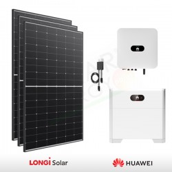 KIT FOTOVOLTAICO 6.1 KW LONGI SOLAR – HUAWEI CON ACCUMULO 5 KWH