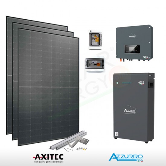 KIT FOTOVOLTAICO 3.5 KW AXITEC ENERGY – ZCS CON ACCUMULO DA 5 KWH (COMPLETO)