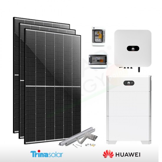 KIT FOTOVOLTAICO 5 KW TRINA – HUAWEI CON ACCUMULO 10 KWH (COMPLETO)