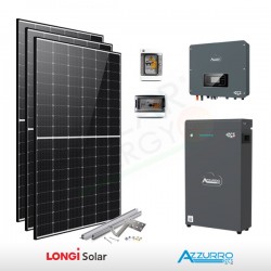 KIT FOTOVOLTAICO 3.2 KW LONGI SOLAR – ZCS CON ACCUMULO 5 KWH (COMPLETO)