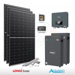 KIT FOTOVOLTAICO 6.5 KW LONGI SOLAR – ZCS CON ACCUMULO 10 KWH (COMPLETO)