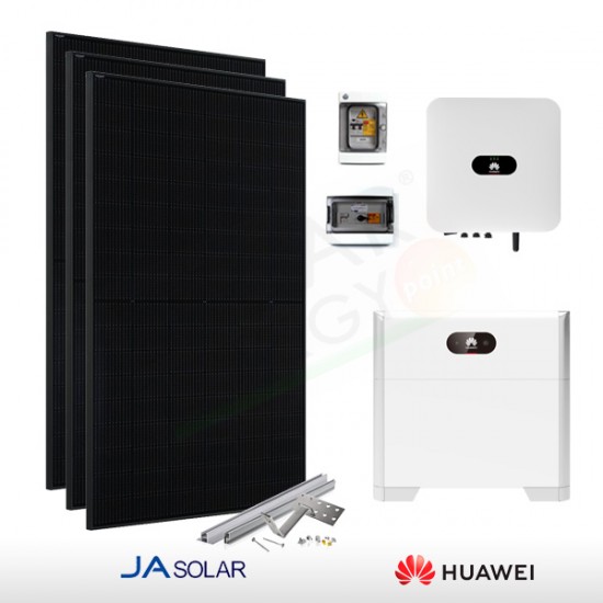 KIT FOTOVOLTAICO 4.1 KW JA SOLAR – HUAWEI CON ACCUMULO 5 KWH (COMPLETO)