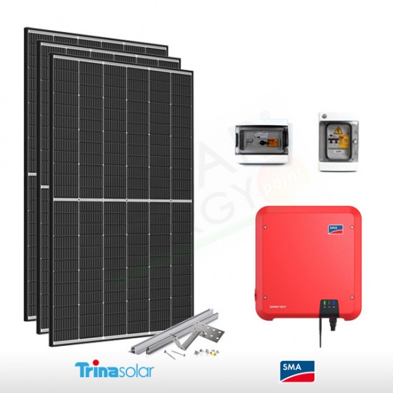 KIT FOTOVOLTAICO 5.3 KW TRINA SOLAR – SMA (COMPLETO)