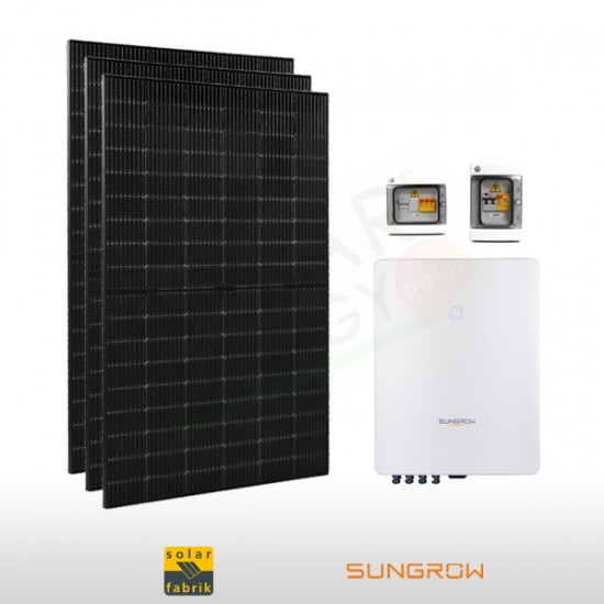 KIT FOTOVOLTAICO 8.4 kW SOLAR FABRIK – SUNGROW (COMPLETO)