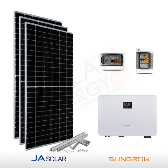 KIT FOTOVOLTAICO 4.4 KW JA SOLAR – SUNGROW PREDISPOSTO PER ACCUMULO (COMPLETO)