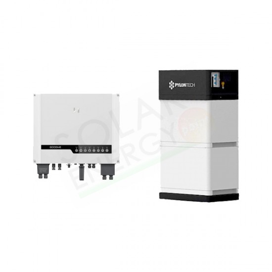 KIT ACCUMULO GOODWE PYLONTECH – INVERTER GW5048D-ES 5 KW E BATTERIA FORCE-L2 10 KWH