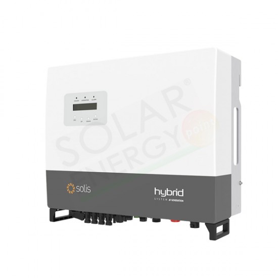 SOLIS RHI-3P6K-HVES-5G – INVERTER TRIFASE IBRIDO 6 KW